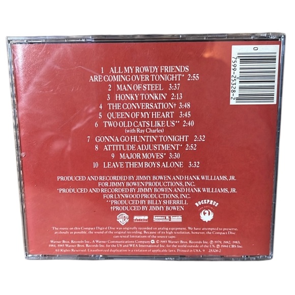 Lot of 2 Hank Williams Jr. Country Music CDs - Picture 4 of 6